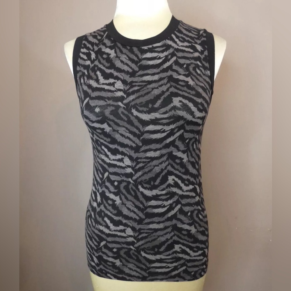 All Saints Zebra Tank SMALL
